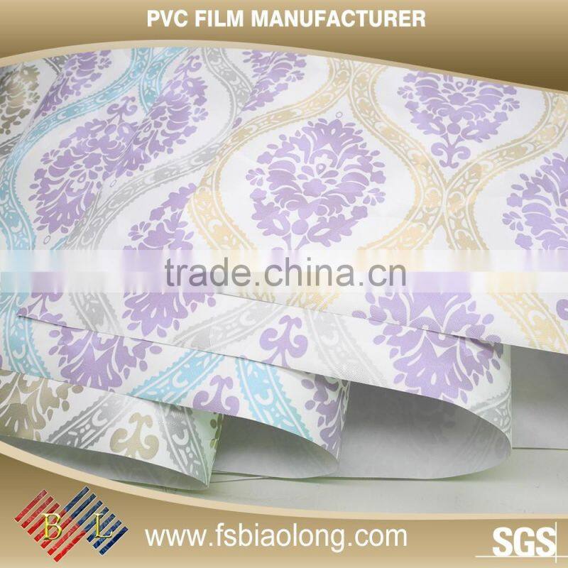 OEM/ODM acceptable Membrane Press Foil PVC Soft Film Adhesive Decorative Pvc Film For Furniture