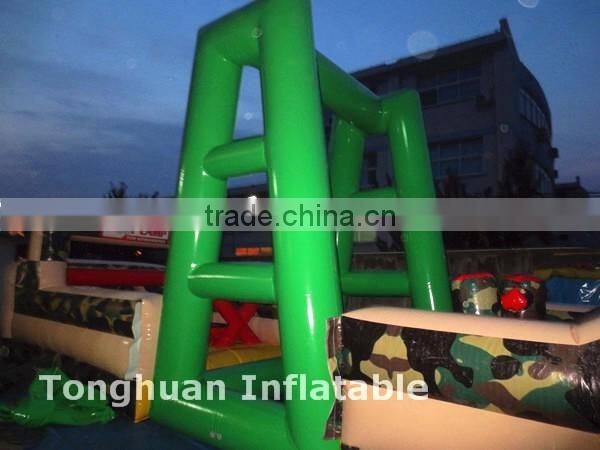 Boot camp inflatable obstacle course, inflatable army track obstacle