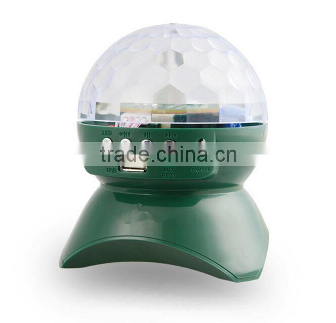 Colorful music mini portable wireless led bluetooth bluetooth speaker with fm radio mp3 speaker for Party KTV Disco DJ stage