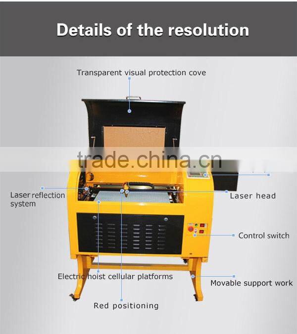 GY-350 mini laser engraving and cutting machine