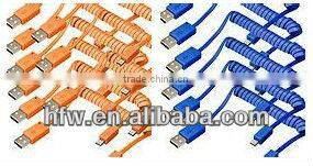 micro usb coiled cable
