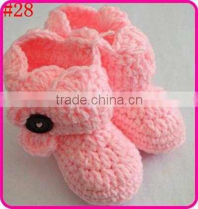 hot sale handmade crochet baby shoes