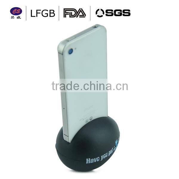2014 best selling egg shape silicone loudspeaker / silicone holder for iPhone