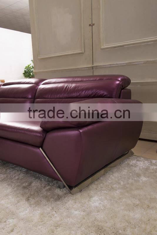 2016 Leather Sectional Sofa Set Livingroom Home Furniture 8072
