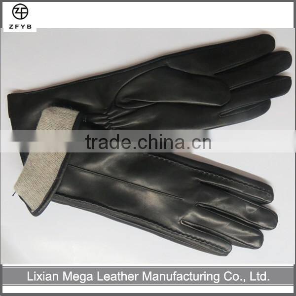Wholesale Italian mens leather handmade gloves ,mens driving leather gloves