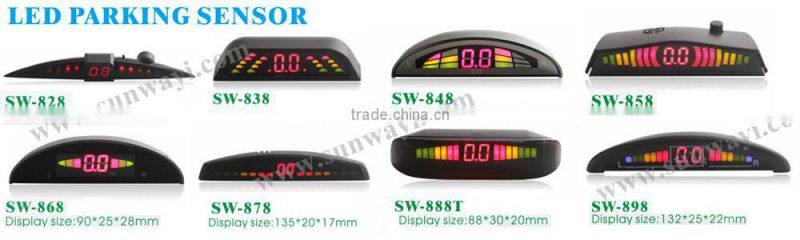 2-in-1 car rear camera and parking sensors