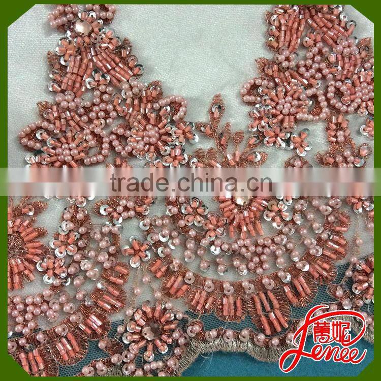 Fantastic Garment Accessories Spangle Embroidery Fabric