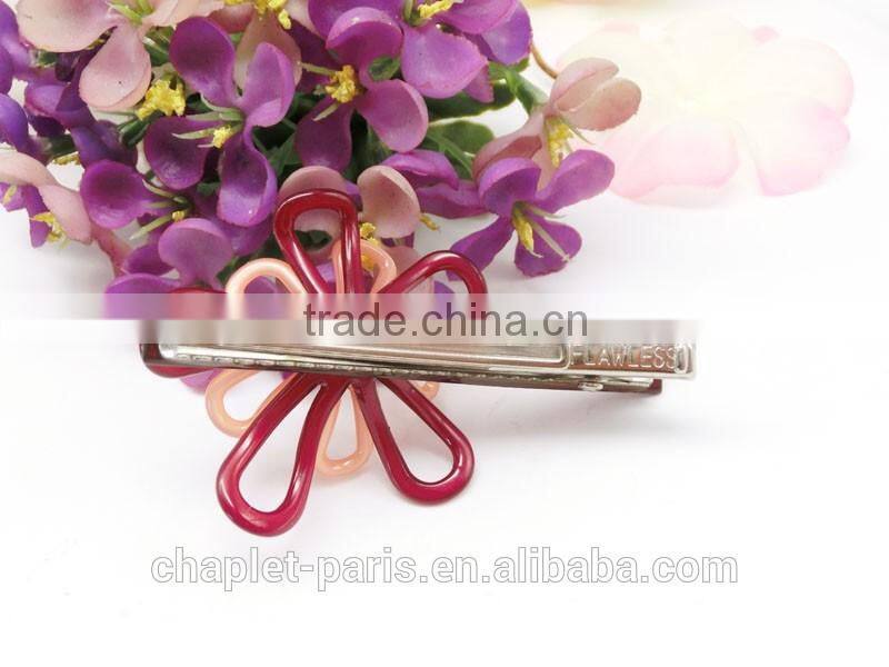 colorful heart shape hairgrip