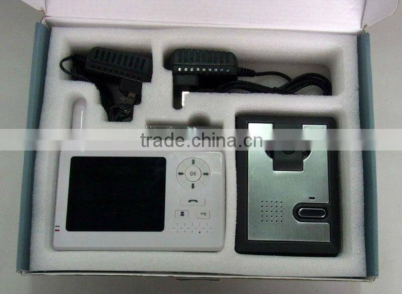 3.5 inch color battery operated intercom system wireless outdoor