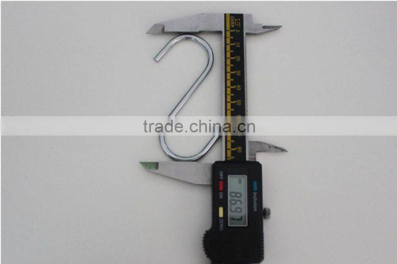 Multifuctional Metal S Shaped Hanger Hook for Kitchen Wardrobe Bath