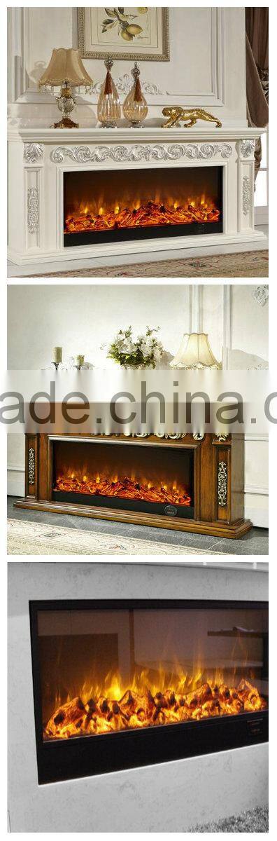 1800mm designer classic flame electric fireplace