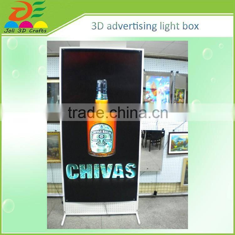 Dongguan supplier 3d stereoscopic effect poster outdoor light box