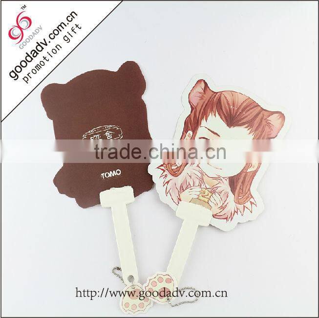 New products hand fan custom printed plastic fan summer cheap plastic fan