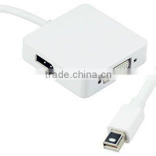 3 in 1 Mini Dispayport to HDMI DVI DP Adapter Cable
