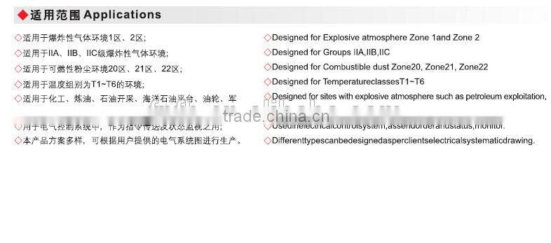 Explosion proof control box IP65 best selling