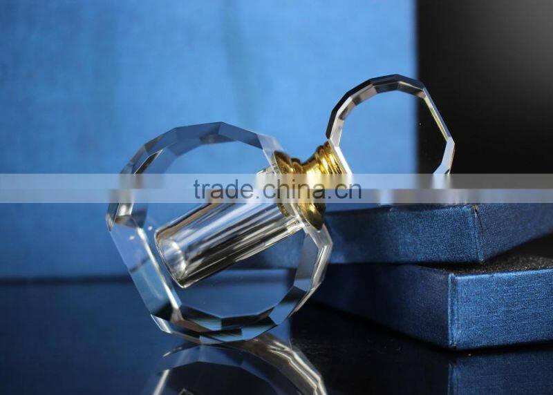 Refillable Crystal Manufacture Perfume Bottle For Wedding Decoration