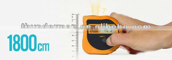 Digital Ultrasonic Tape Tapeline Distance Measurer Range Finder 18M