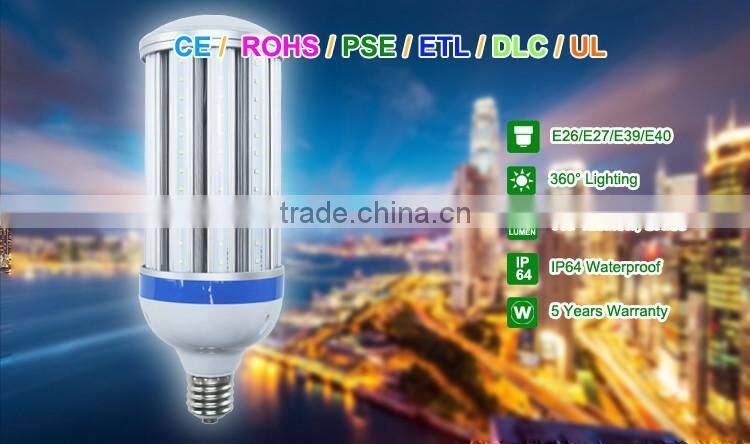 UL DLC certificate 5 years warranty E40 100w 120W 100w dimmable led corn bulb