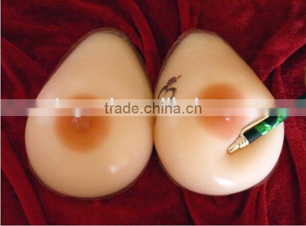 Water Drop Shape self adhesive silicone breast Breasts 600g Breast