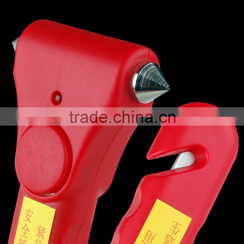 3 in 1 Car safety hammer with alarm and LED light