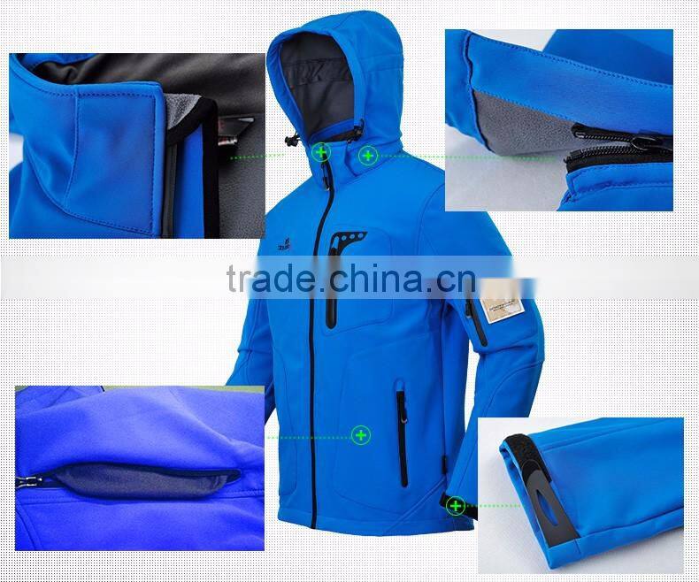 2XM12C1 Wholesale Waterproof 100% Ployester Softshell Jacket Men