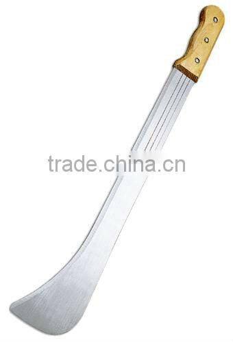 wooden handle rail steel farming machete M208
