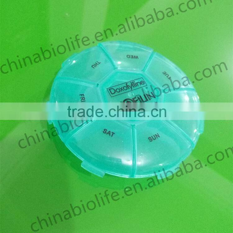 7days piastic weekly pill box ,Tablet box pill box