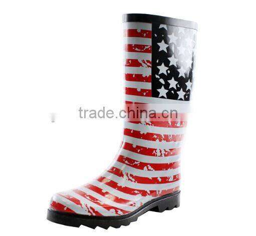 Women's Mid Calf Waterproof Rainboots