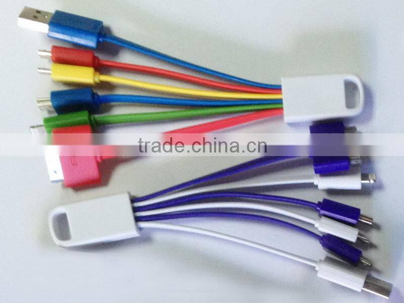 5 in 1 foldable usb charger for mobile Phones