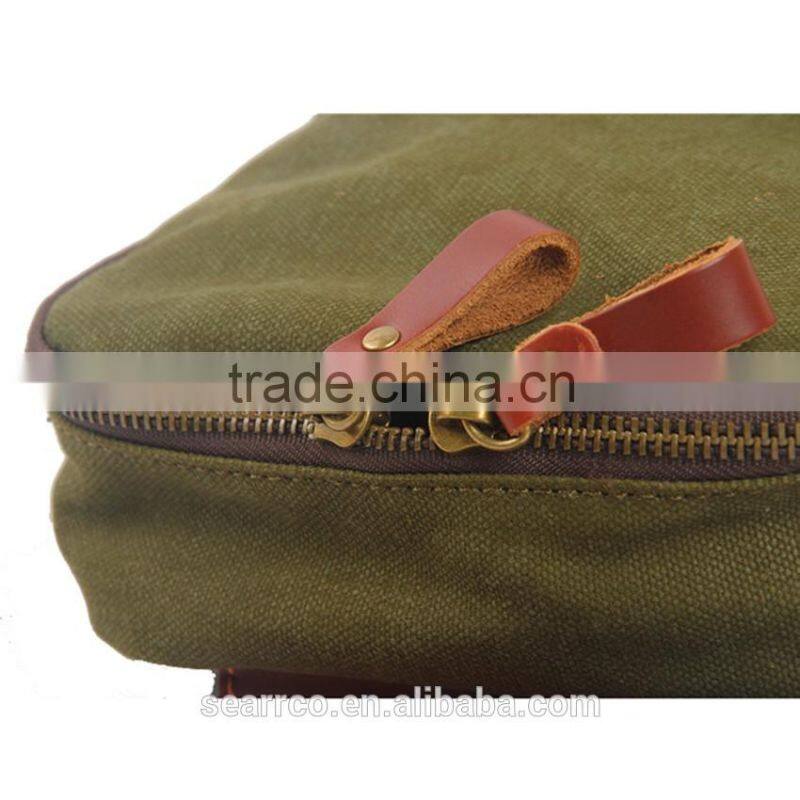 Customized men casual cross body sling canvas chest shoulder bag in china