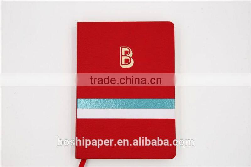 New Design ABCD Letters PU hardcover Journal