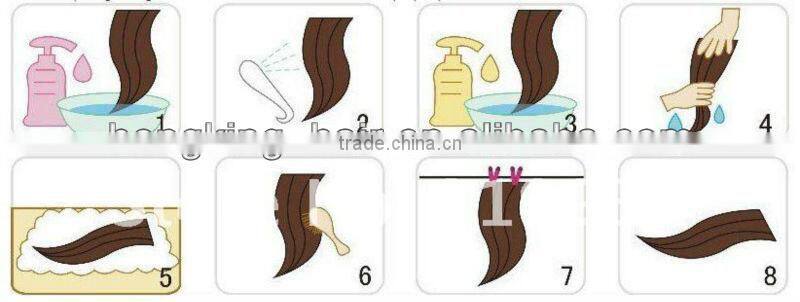 indian remy virgin hair half wig clip in hair extensions