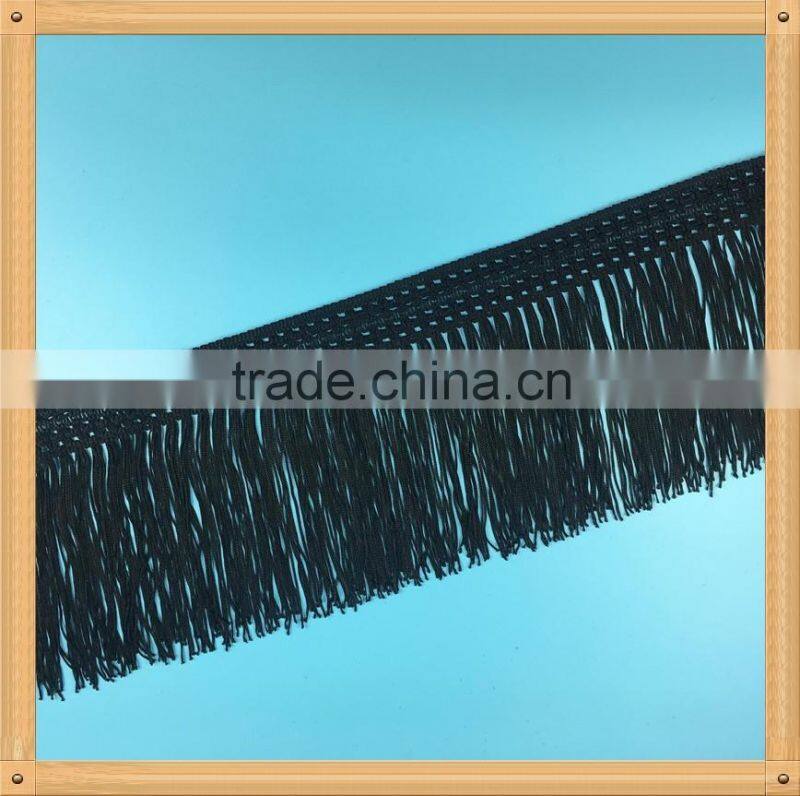Rayon chainette fringe for garment accessory 2016