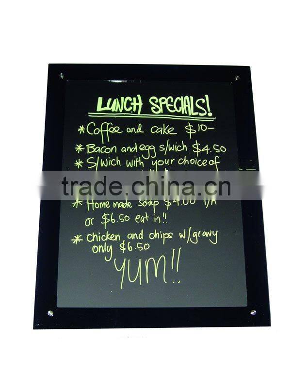 China 2013 Acrylic Fluorescent LED Writing Board