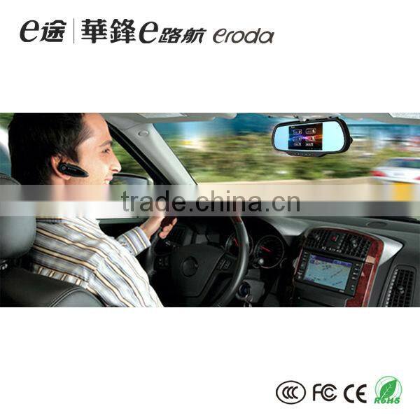 5inch rearview mirrior ,car black box , HD Car View Mirror car camera With bluetooth func