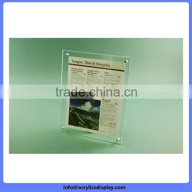 China supplier manufacture quality popular acrylic poster frame