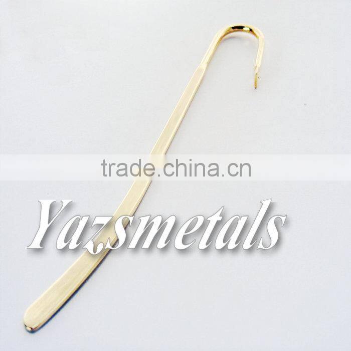 simple silver plainting bookmark for wholesale