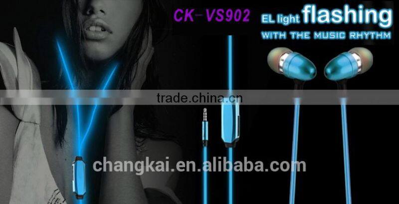 Noise Cancelling EL Flowing Earphones