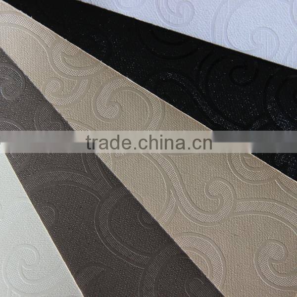 PVC leather for interior decoration with nice metallic color