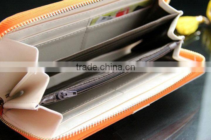 Women Fringe Purse Wrist Clutch Lady Wallet PU leather Card Slot Bag