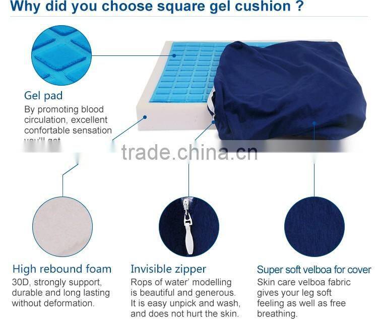 Coccyx Orthopedic Memory Foam Cooling Gel Seat Cushion