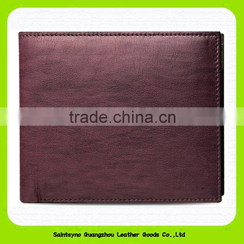 15640 Factory fashion short wallet leather rfid blocking men wallet