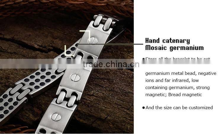 Rose gold fashion women jewelry pure titanium bracelet wristband