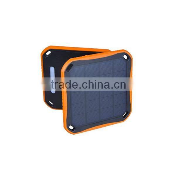 Universal Waterproof Fire-proof Dual USB Ports 3000mAh Solar Power Bank External Battery Travel Camping Charger