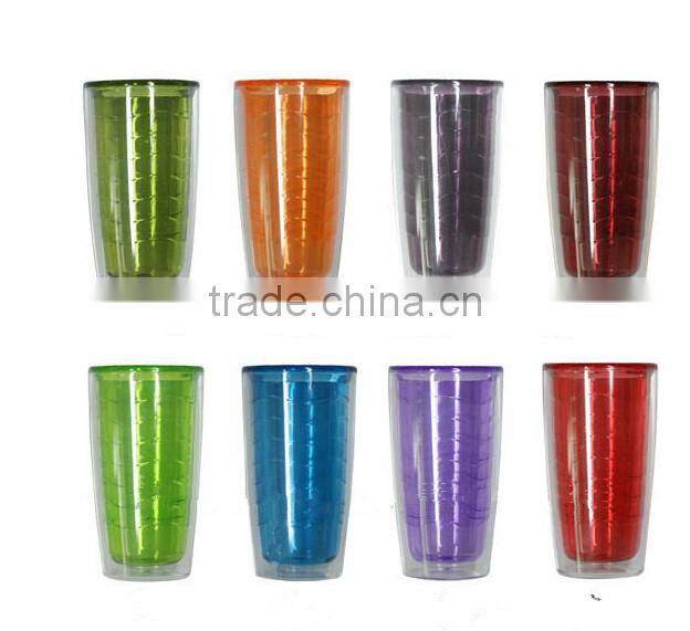 Colorful 16oz Double Wall Cup