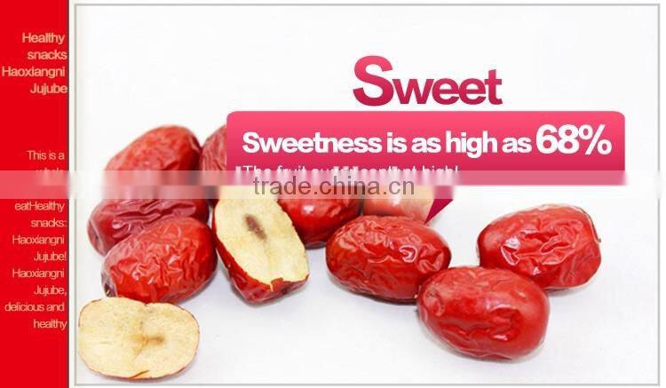 Chinese organic half dry and wet level one red jujube date