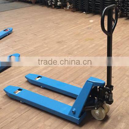 China made 2ton hand paller truck with welding hydraulic