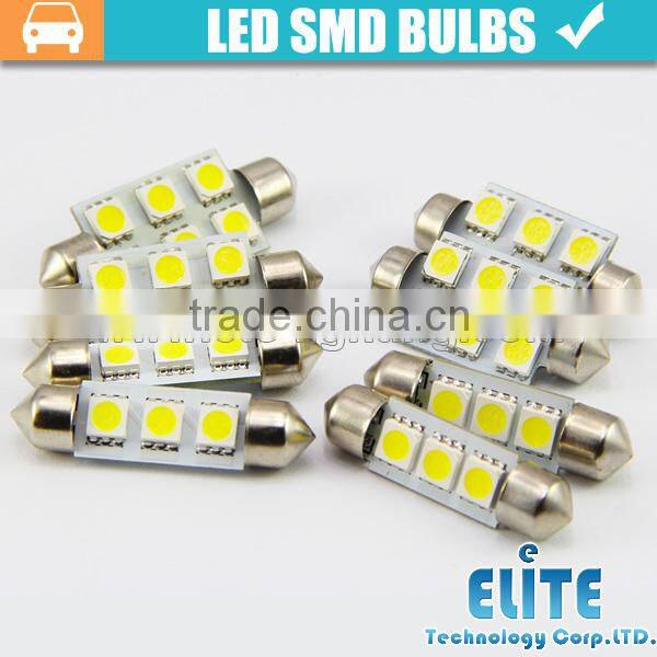36mm 3SMD car window lights mirror light car door light