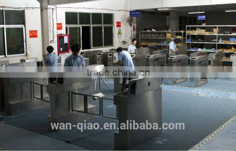 Support Fingerprint 304 stainless steel vertical tripod turnstile/ Security access control manual turnstile gate