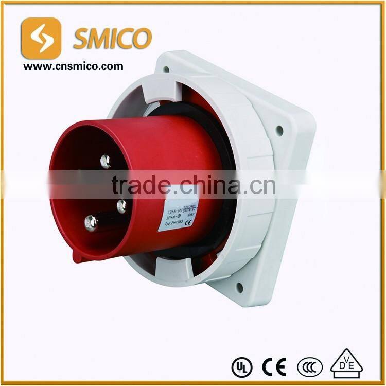 CEE 4 pin industrial electrical plugs and sockets.connectors